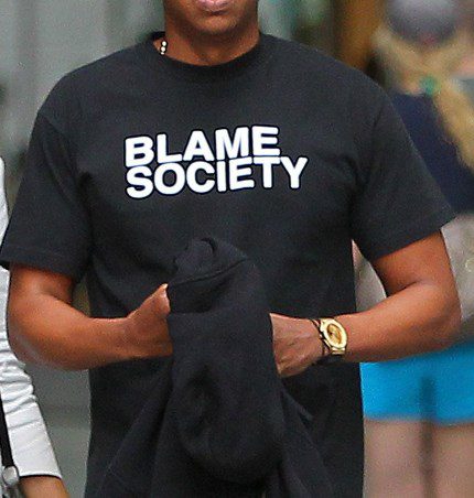Blame Society T-Shirt Jay Z Style