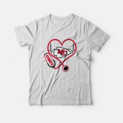 Nurse Heartbeat Kansas City Chiefs T-Shirt
