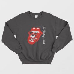 Snoopy The Rolling Stones Sweatshirt
