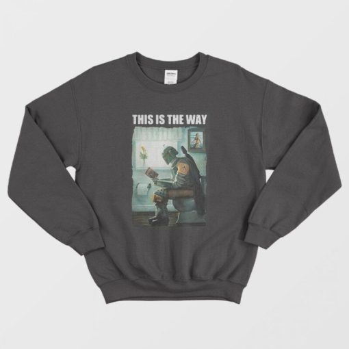 The Mandalorian This Is The Way Reading Harry Potter Sweatshirt
