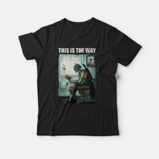 The Mandalorian This Is The Way Reading Harry Potter T-Shirt