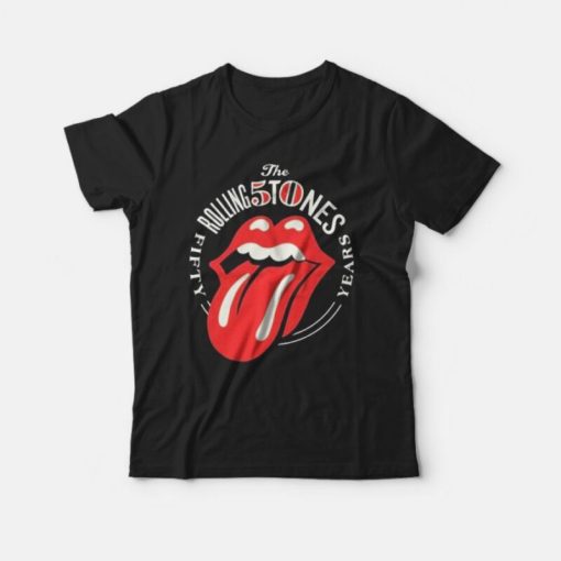 The Rolling Stones 50 Years Tongue T-shirt