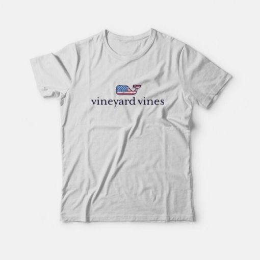 Vineyard Vines USA Whale Flag T-Shirt
