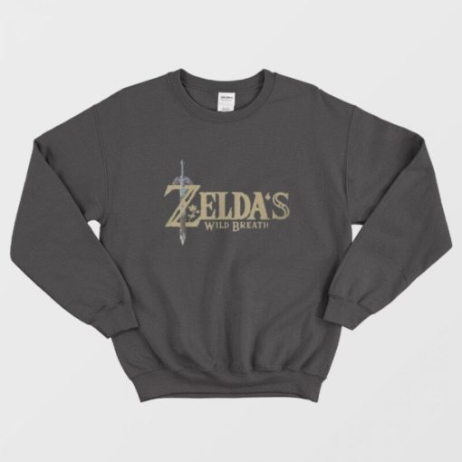 Zelda's Wild Breath BoTW Logo Parody Sweatshirt