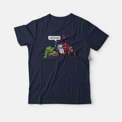 Jesus And Super Heroes T-shirt