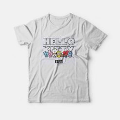 Shop BTS BT21 x Hello Kitty Collaboration T-Shirt