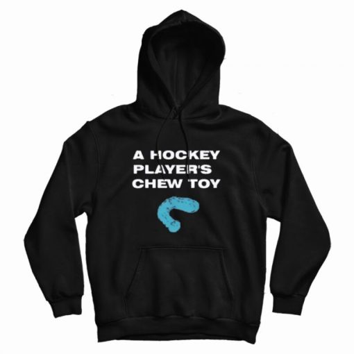 Funny Ice Hockey Player Chew Toy Hoodie