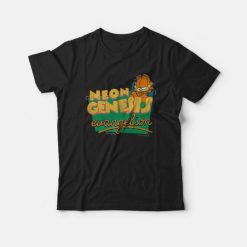 Garfield Neon Genesis Evangelion T-Shirt