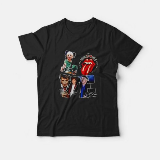 Love The Rolling Stones Signature T-Shirt