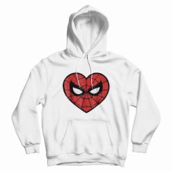 Marvel Spider-Man Face Mask Heart Hoodie