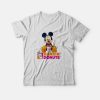 Mickey Mouse Loves Dunkin Donuts T-shirt
