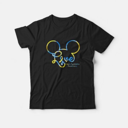 Mickey Love Down Syndrome Awareness T-shirt