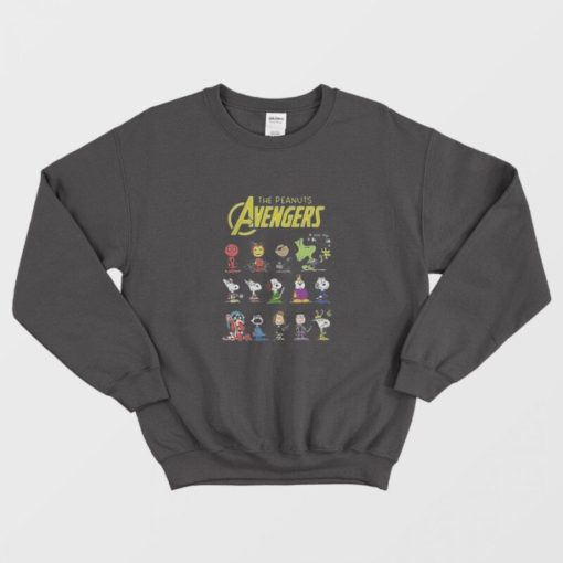 The Peanuts Avengers Characters Sweatshirt