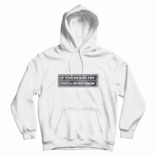 If You Never Try You’ll Never Know Hoodie