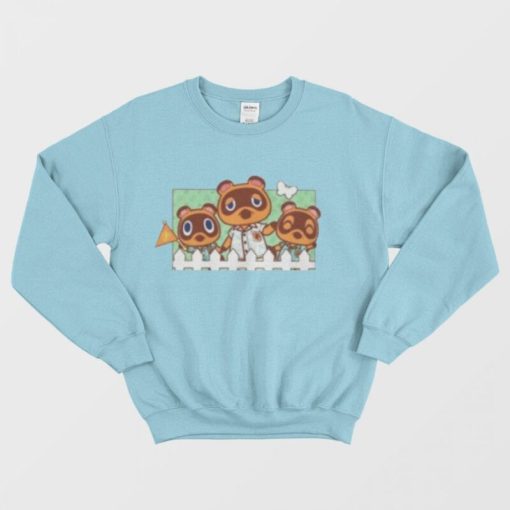 Animal Crossing Tom Nook Hawaiian Sweatshirt