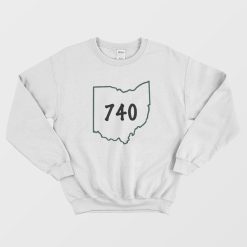 740 Area Code Ohio Sweatshirt