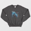 Crazy Lady Dolphin Fish Sweatshirt