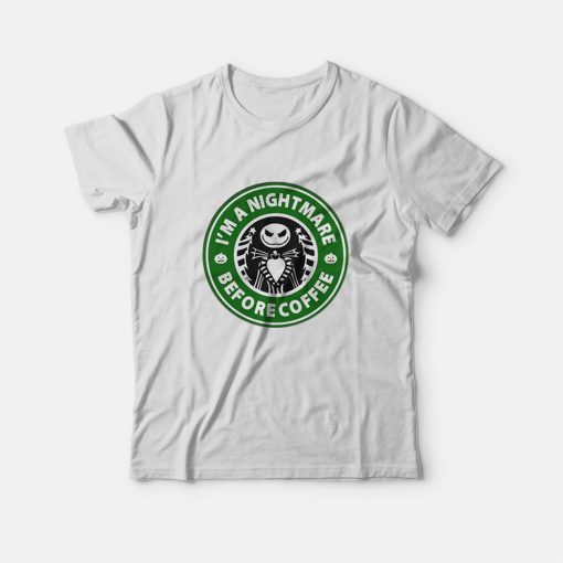 Im A Nightmare Before Coffee Jack Skellington T-Shirt