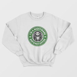 I'm A Nightmare Before Coffee Jack Skellington Sweatshirt