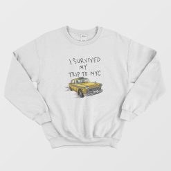 I Survived My Trip To NYC Sweatshirt Tom Holland Spiderman Homecoming