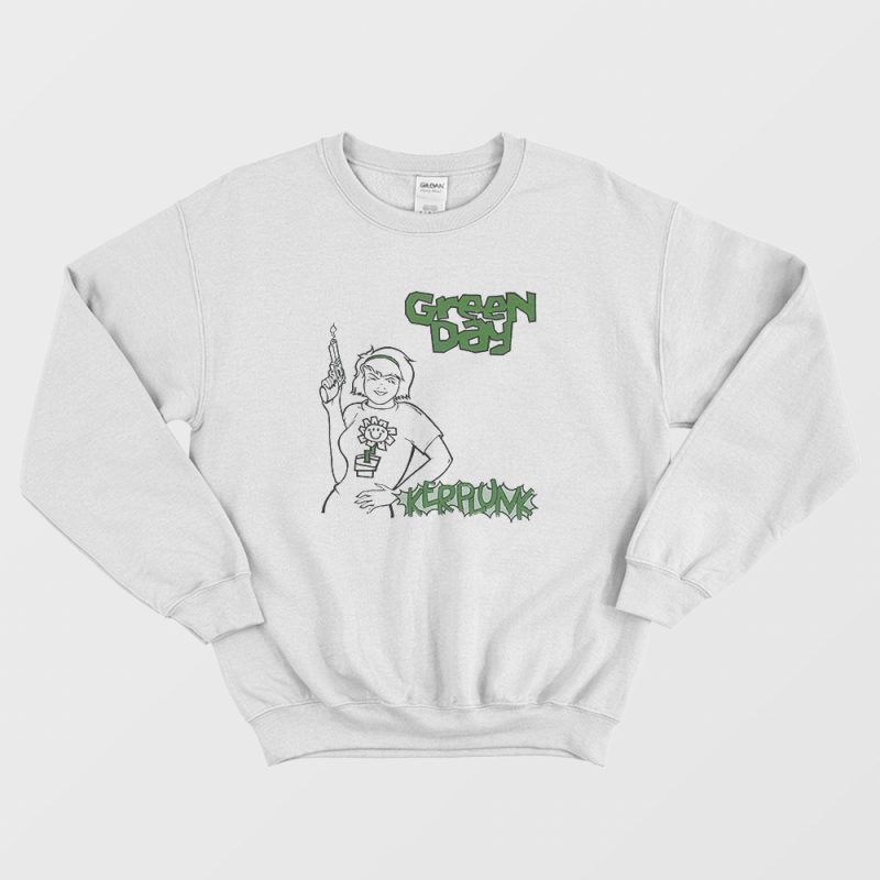 Green Day Kerplunk Flower Sweatshirt - Marketshirt.com