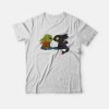 Star Wars Baby Yoda and Baby Toothless T-shirt
