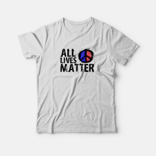 All Lives Matter Flag T-shirt