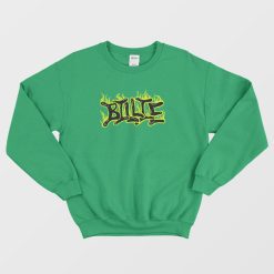 Billie Eilish Logo Flames Sweatshirt