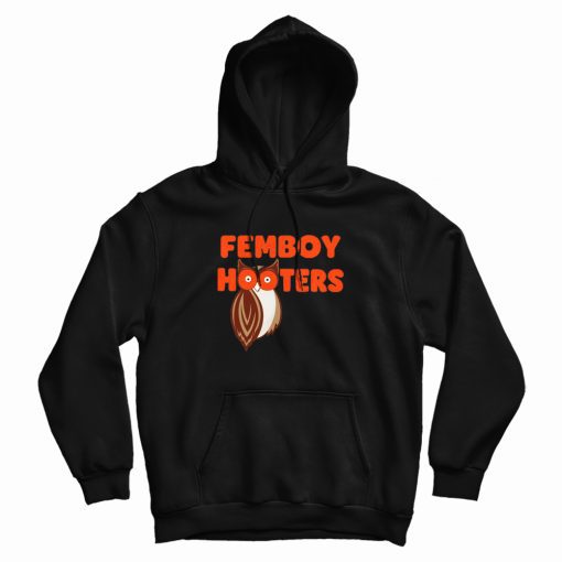 Femboy Hooters Logo Design Hoodie