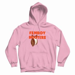 Femboy Hooters Logo Design Hoodie