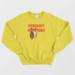 Femboy Hooters Logo Design Sweatshirt