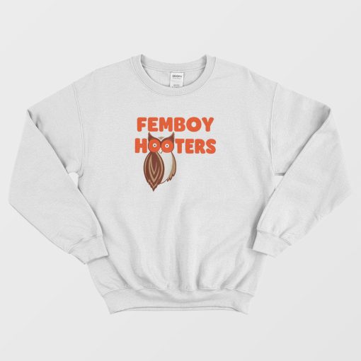 Femboy Hooters Logo Design Sweatshirt