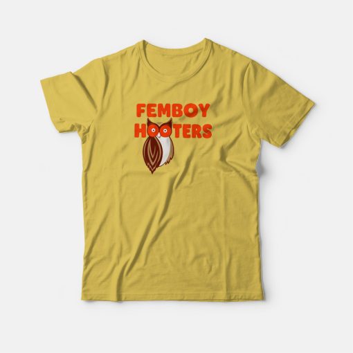 Femboy Hooters Logo Design T-shirt