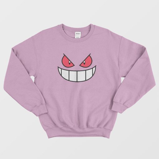 Gengar Face Funny Sweatshirt