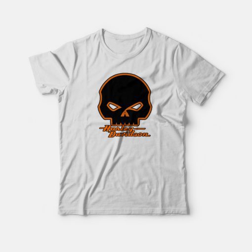 Harley Davidson Willie G Skull Design T-shirt