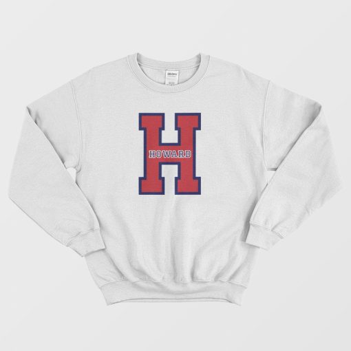 Howard University H Letter Sweatshirt