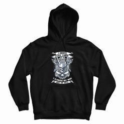 I Don’t Fall From Heaven I Clawed My Way Out Of Hell Skull Hoodie
