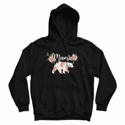 Mama Bear Floral Hoodie
