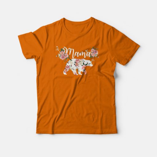 Mama Bear Floral T-shirt