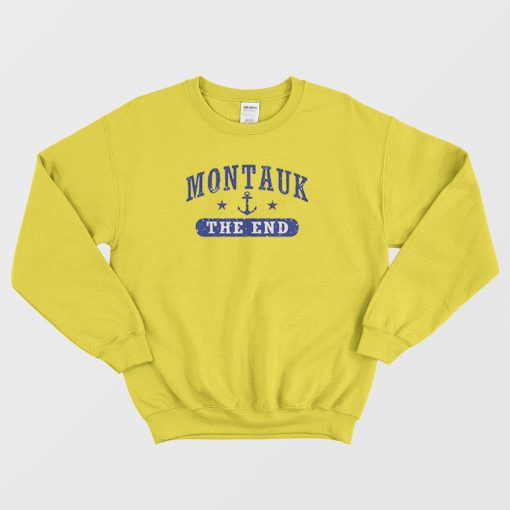 Montauk The End Vintage Sweatshirt