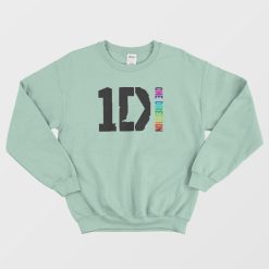 One Direction Logo World Rainbow Sweatshirt