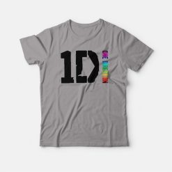 One Direction Logo World Rainbow T-shirt