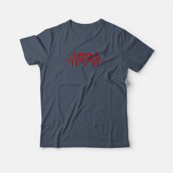 Pca Heartbeat Design T-shirt