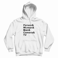 Person Woman Man Camera Tv Hoodie