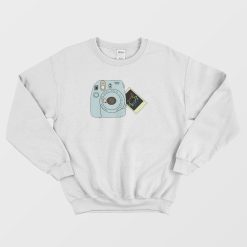 Polaroid Camera And Galaxy Sweatshirt