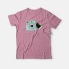 Polaroid Camera And Galaxy T-shirt