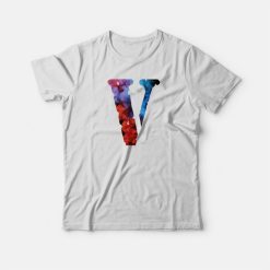 Pop Smoke Colored V Logo T-shirt
