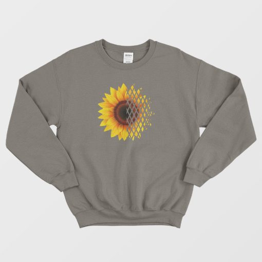 Sunflower Square Design Sweatshirt