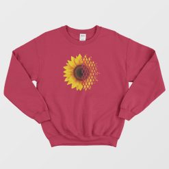 Sunflower Square Design Sweatshirt