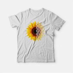 Sunflower Square Design T-shirt